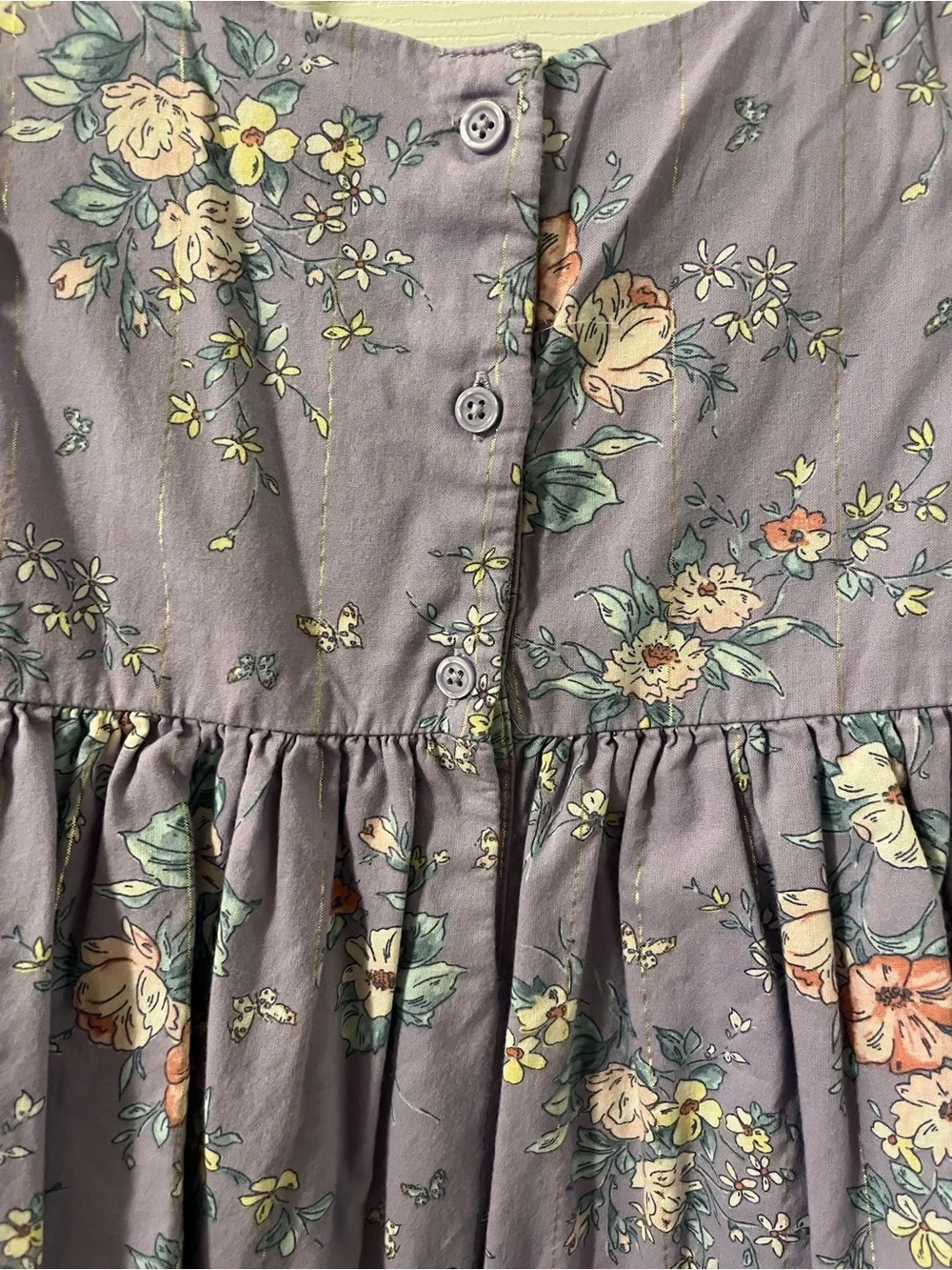 OshKosh B'gosh Lavender Floral Cotton Dress